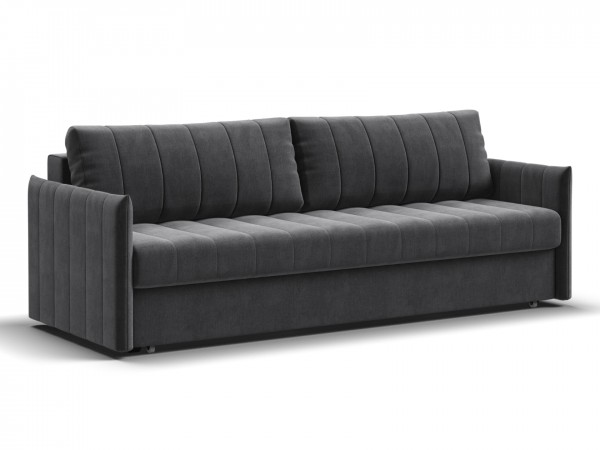 Диван Пекин Велюр Монолит серый
