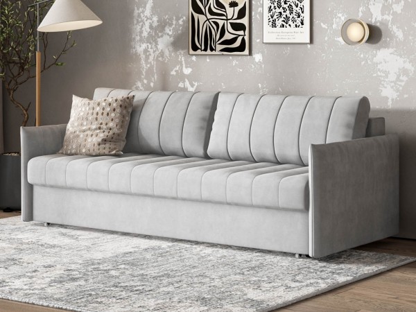 Диван Пекин Велюр Монолит сталь