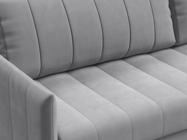 Диван Пекин Велюр Монолит сталь