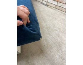 Уценка. Босс Мини диван Велюр Монолит синий