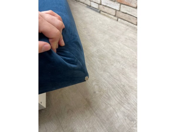 Уценка. Босс Мини диван Велюр Монолит синий