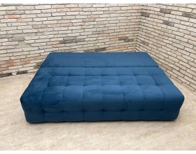 Уценка. Босс Мини диван Велюр Монолит синий