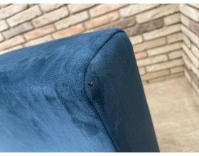 Уценка. Босс Мини диван Велюр Монолит синий