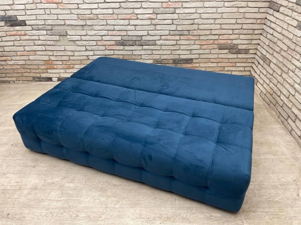 Уценка. Босс Мини диван Велюр Монолит синий