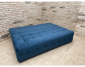 Уценка. Босс Мини диван Велюр Монолит синий