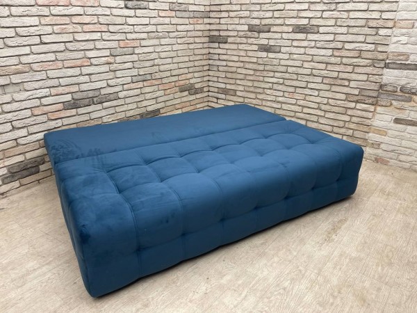 Уценка. Босс Мини диван Велюр Монолит синий