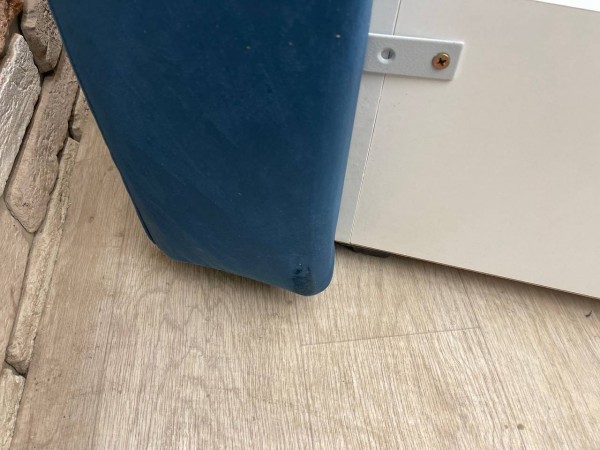 Уценка. Босс Мини диван Велюр Монолит синий