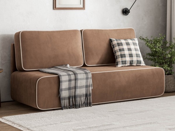 Диван Уно Мини Велюр Монолит мокко