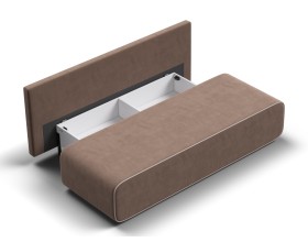 Диван Уно Мини Велюр Монолит мокко