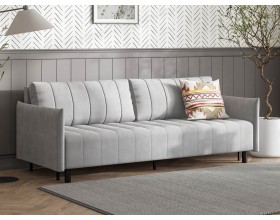 Диван Сканди Велюр Монолит сталь