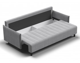 Диван Сканди Велюр Монолит сталь