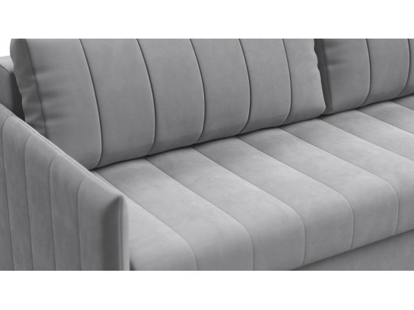 Диван Сканди Велюр Монолит сталь