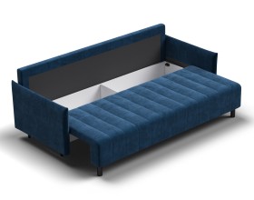 Диван Сканди Велюр Монолит синий