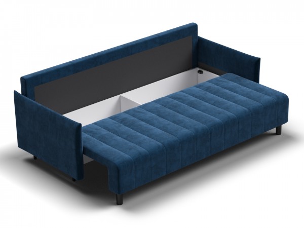 Диван Сканди Велюр Монолит синий