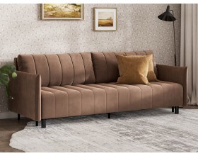 Диван Сканди Велюр Монолит мокко