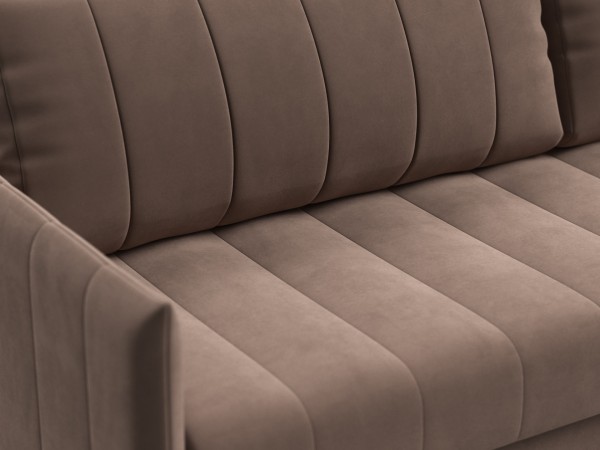 Диван Сканди Велюр Монолит мокко