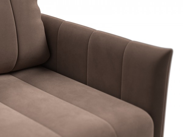 Диван Сканди Велюр Монолит мокко