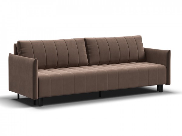 Диван Сканди Велюр Монолит мокко