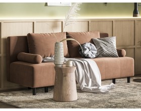 Диван Лукас Мини Велюр Монолит мокко