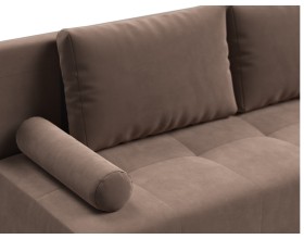 Диван Лукас Мини Велюр Монолит мокко