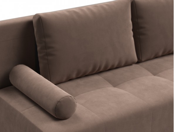 Диван Лукас Мини Велюр Монолит мокко