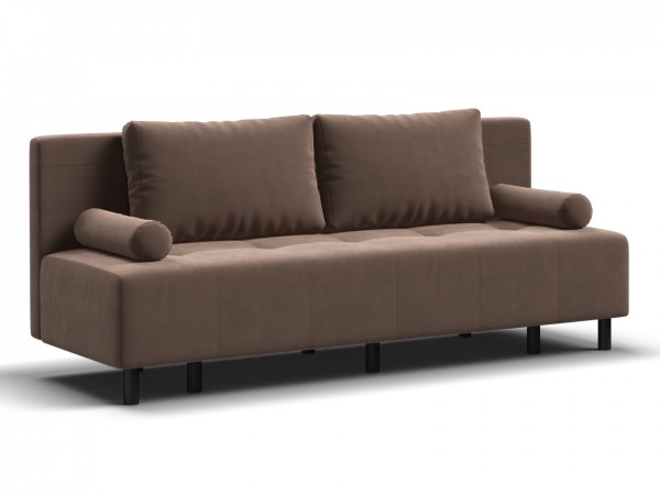 Диван Лукас Мини Велюр Монолит мокко