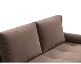 Диван Лукас Мини Велюр Монолит мокко