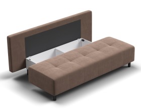 Диван Лукас Мини Велюр Монолит мокко