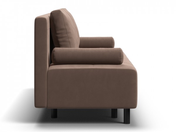 Диван Лукас Мини Велюр Монолит мокко