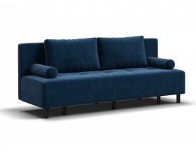 Диван Лукас Мини Велюр Монолит сталь