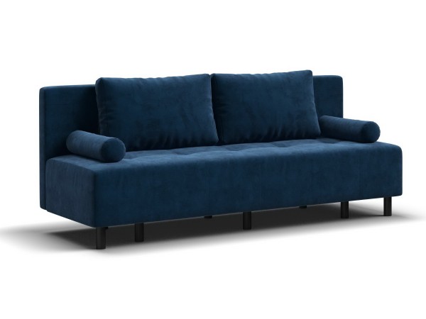 Диван Лукас Мини Велюр Монолит серый