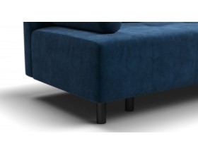 Диван Лукас Мини Велюр Монолит сталь