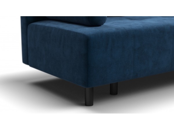 Диван Лукас Мини Велюр Монолит серый