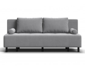 Диван Лукас Мини Велюр Монолит сталь