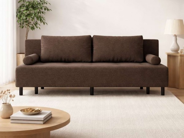 Диван Лукас Мини Велюр Монолит мокко