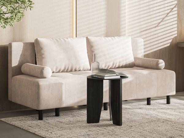 Диван Лукас Мини Велюр Монолит латте