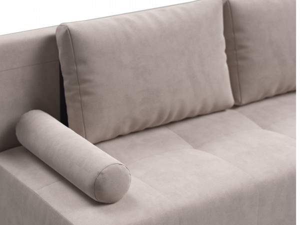 Диван Лукас Мини Велюр Монолит латте