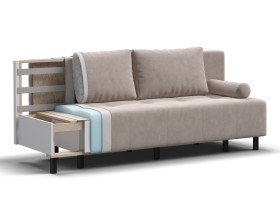 Диван Лукас Мини Велюр Монолит латте