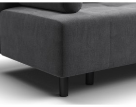 Диван Лукас Мини Велюр Монолит серый