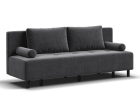 Диван Лукас Мини Велюр Монолит серый