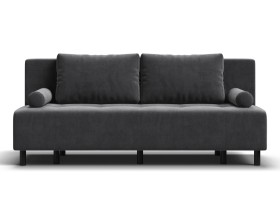 Диван Лукас Мини Велюр Монолит серый