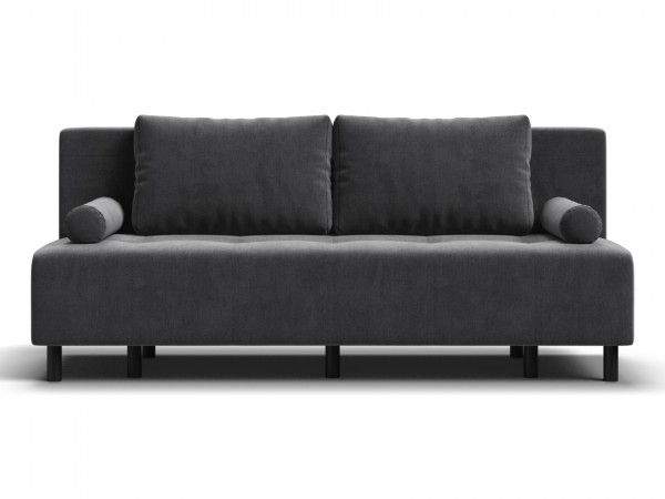 Диван Лукас Мини Велюр Монолит серый