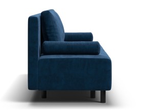Диван Лукас Мини Велюр Монолит синий
