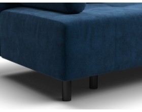 Диван Лукас Мини Велюр Монолит синий