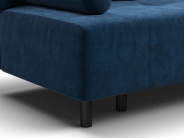 Диван Лукас Мини Велюр Монолит синий