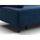 Диван Лукас Мини Велюр Монолит синий