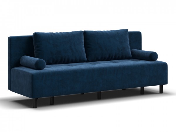 Диван Лукас Мини Велюр Монолит синий