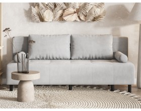 Диван Лукас Мини Велюр Монолит сталь