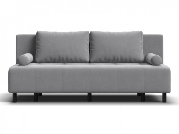 Диван Лукас Мини Велюр Монолит сталь