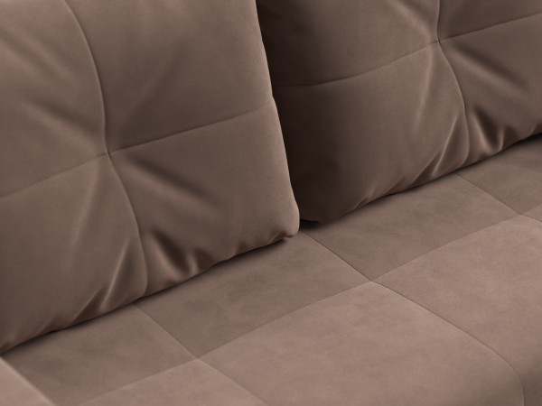 Диван двухместный Мартин Велюр Монолит мокко